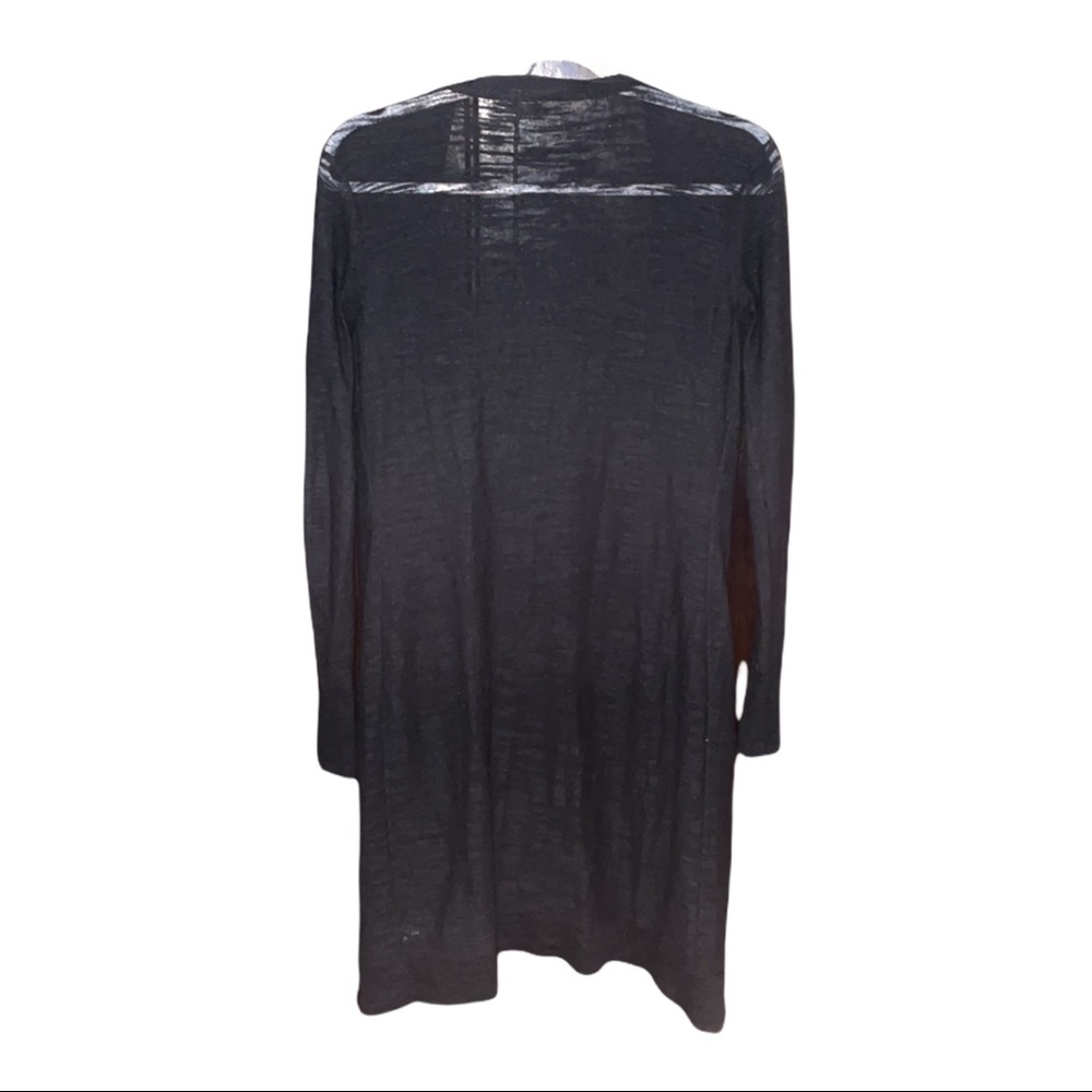 Athleta Long Line Open Front Cardigan Sweater Semi Sheer Lounge Athleisure - Picture 6 of 6